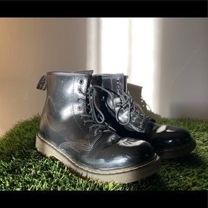 dr martens glossy